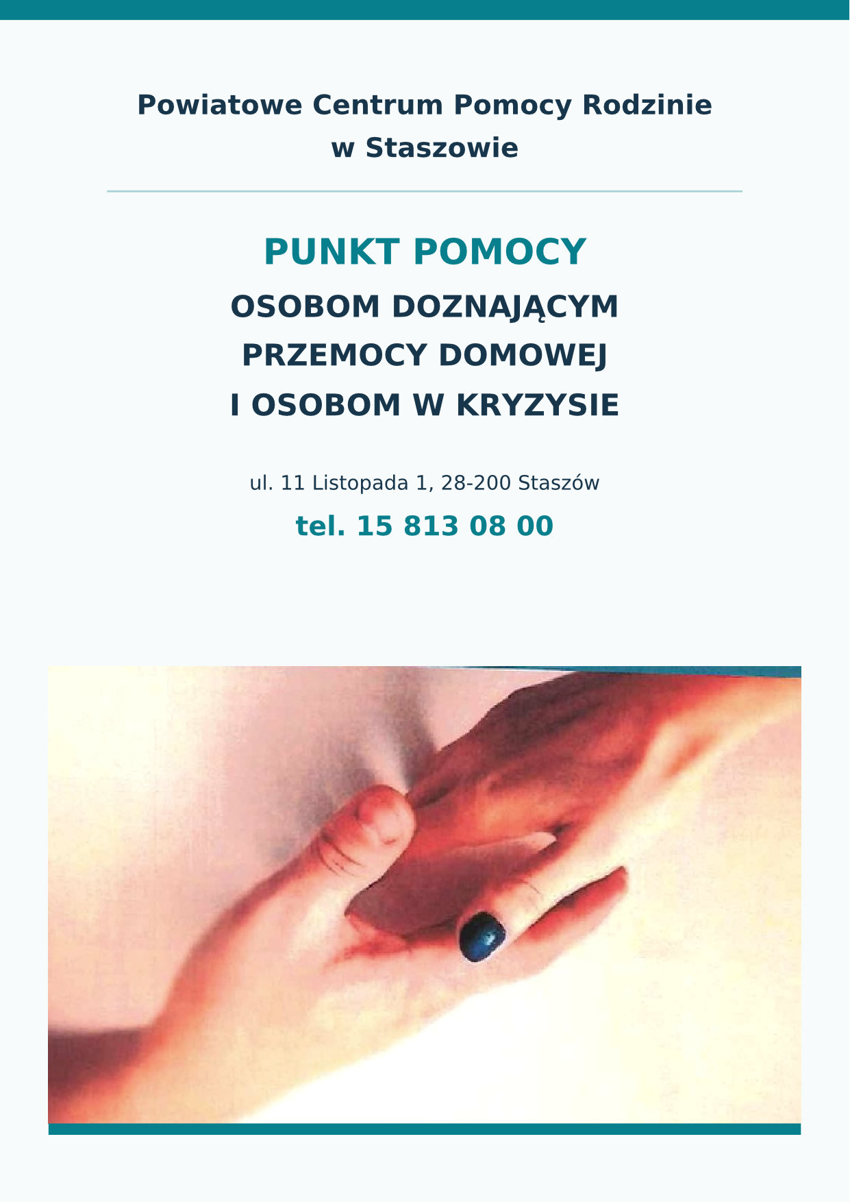 Plakat o&nbsp;tematyce przemocy