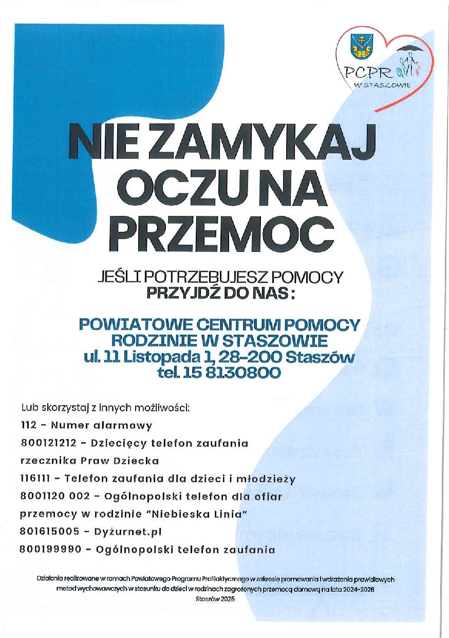 Plakat o&nbsp;tematyce przemocy