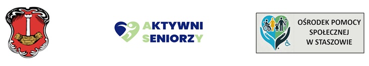 Loga Gminy Stasz&oacute;w Ośrodka Pomocy i&nbsp;Aktywnego Seniora